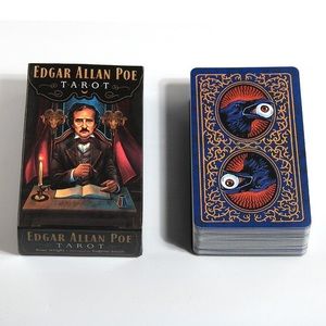 🆕 Edgar Allen Poe Tarot Deck 78 Cards game Numerology psychic lit collectible